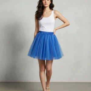 Jupe Patineuse Bleu Roi