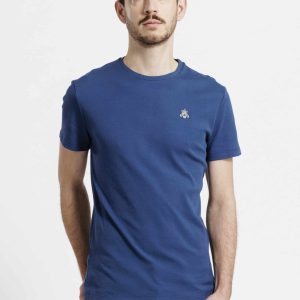 T-shirt homme à col rond – Bleu de Cobalt