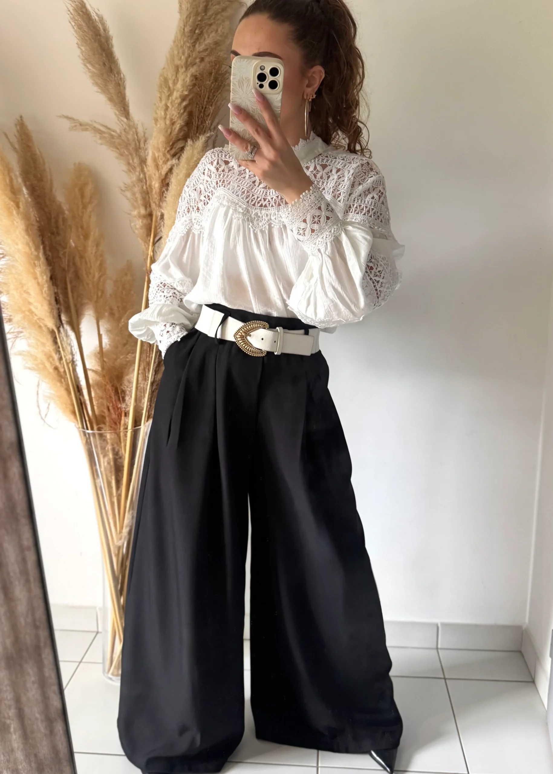 PANTALON PALAZZO NOIR – Image 7