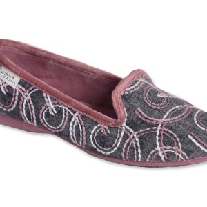Ballerines – “La maison de l’Espadrille – femme  – rose – “modèle 6149” – intérieur velours très doux – semelles caoutchouc antidérapantes – TAILLES 36 – 37 – 38 – 39 – 40
