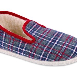 Charentaises “Fargeot” – femme – gris – “modèle Silence” – semelles feutre – intérieur fourré laine – TAILLES 37 – 40 – 41
