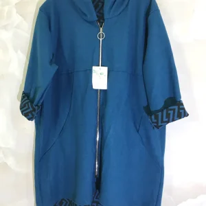 Manteau Grande Taille Asymétrique Capuche - Plusieurs Couleurs au choix