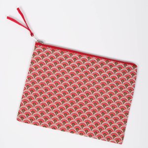 Red Zip Pouch