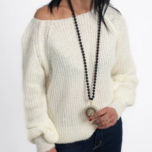 Pull blanc Nours