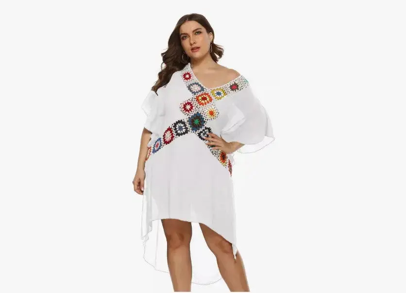 Robe de plage Grande Taille - Style Bohème – Image 4