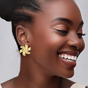 Boucles d’oreilles akan