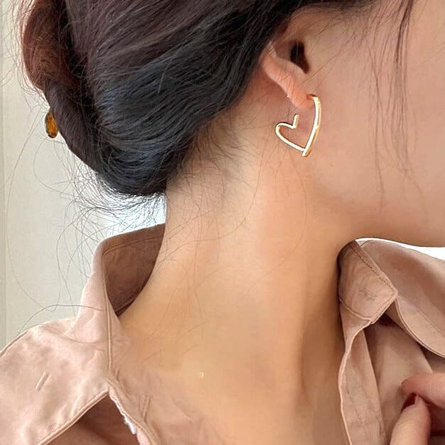Boucles d'Oreilles Coeur – Image 2