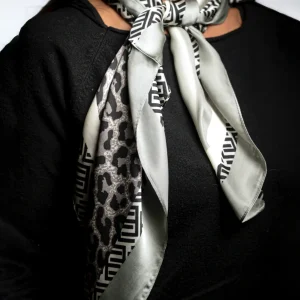 Foulard noir/gris Courchevel