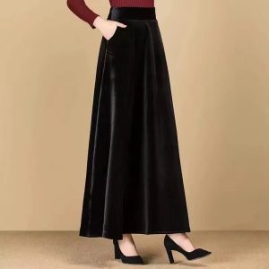 Jupe Grande Taille en Velours