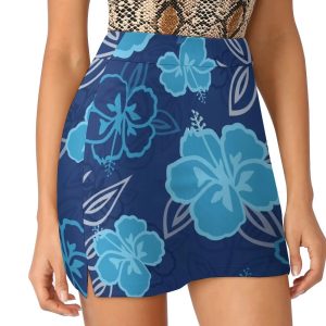 Jupe Hawaïenne à Motif Hibiscus