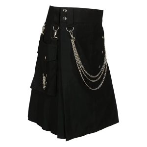 Jupe Homme Plissée avec Chaines