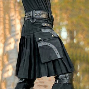 Jupe Homme Rétro au Design Plissé